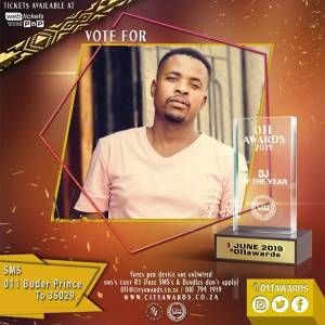 Buder Prince – TOP 10 Chart 011 Awards 2019 Best DJ of The Year