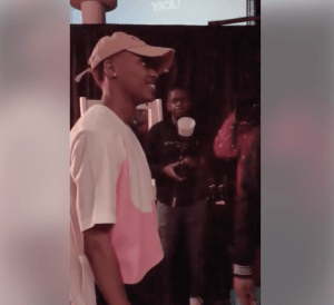 Watch as A-Reece Meets Sway Calloway at the Sway cold Cyphers