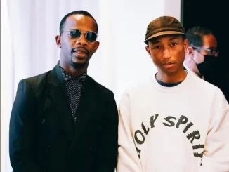 Zakes Bantwini rubs shoulders with Pharrell Williams