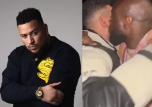 AKA’s reaction after man kissed him (Video)