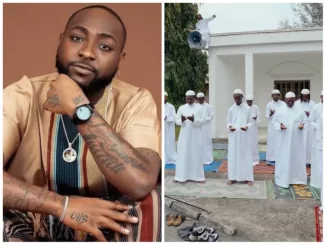 Davido’s Billboard and Picture Burnt Down As Angry Muslims Demands An Apology For “Disrespecting” Islam (VIDEO)