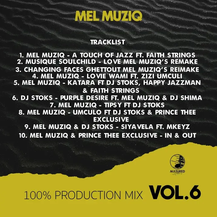 Mel Muziq – 100% Production Mix Vol. 6